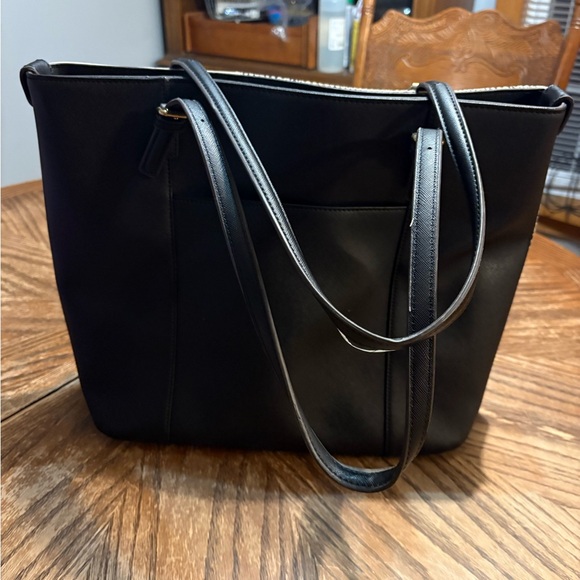 Anne Klein Beige and Animal Print Tote - Picture 2 of 6